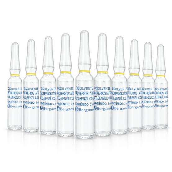 Água Bacteriostática 10 ml x 5 unidades